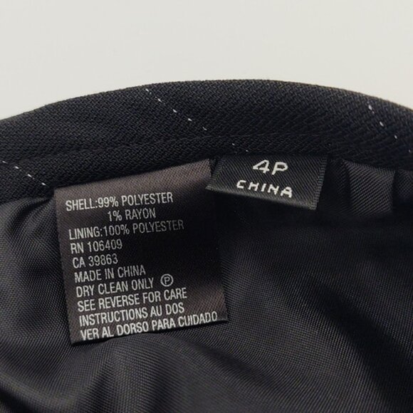Tahari ASL Suit Skirt Separates Pinstripe Black White Career Academia 4P - Picture 5 of 9
